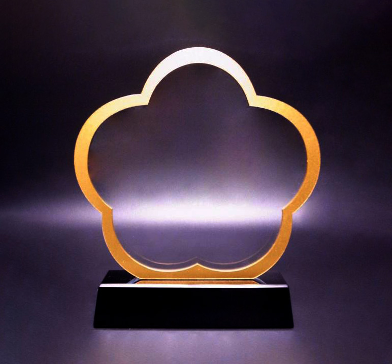 โล่คริสตัล MT004(GOLD) A