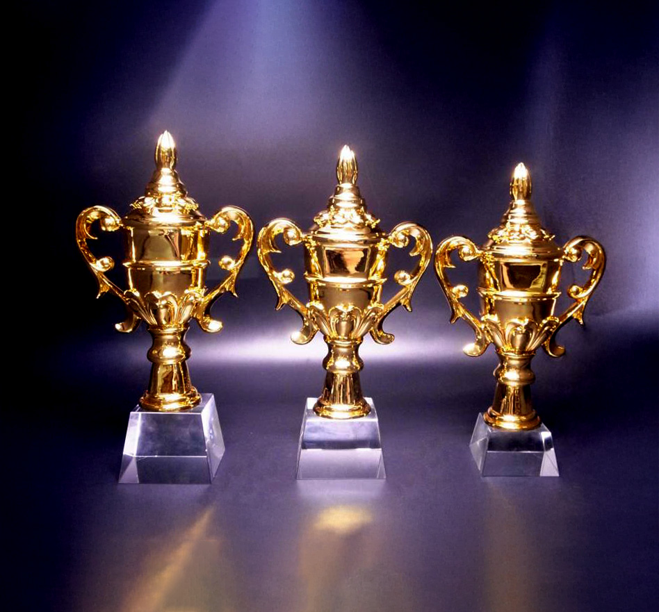โล่คริสตัล RS008(GOLD) ABC